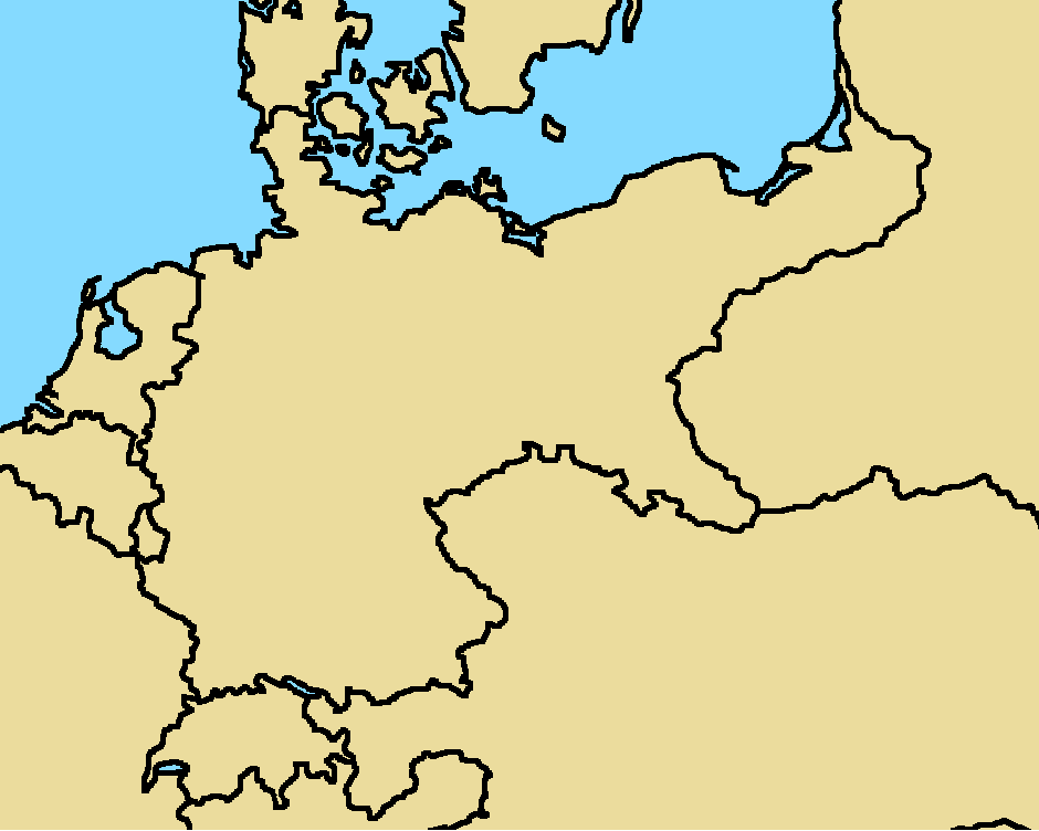 Blank Map Of German Empire 1914 Borders By AblDeGaulle45 On DeviantArt