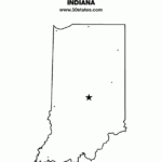 Blank Map Of Indiana Find This Map And The Other 49 States At Http