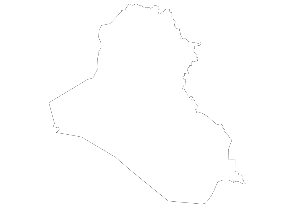 Blank Map Of Iraq Iraq Outline Map