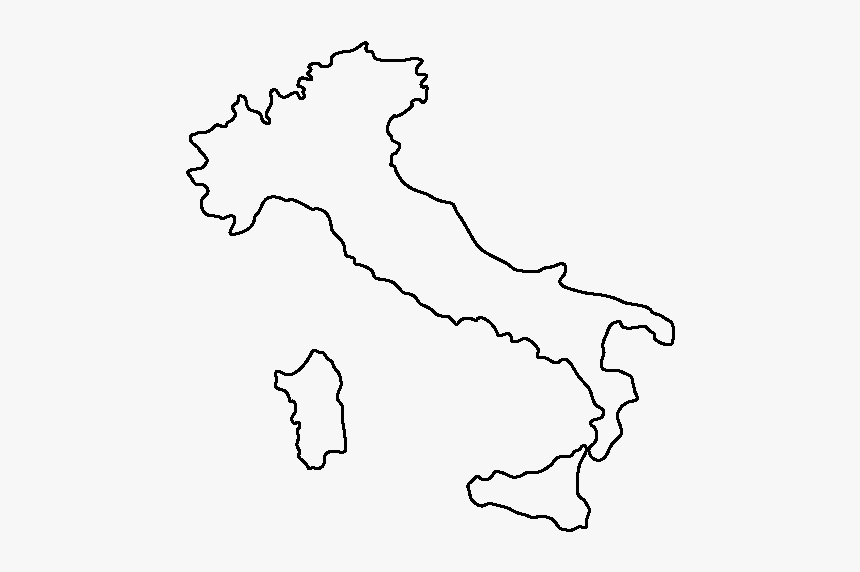 Blank Map Of Italy Pdf Italy Template Map HD Png Download 