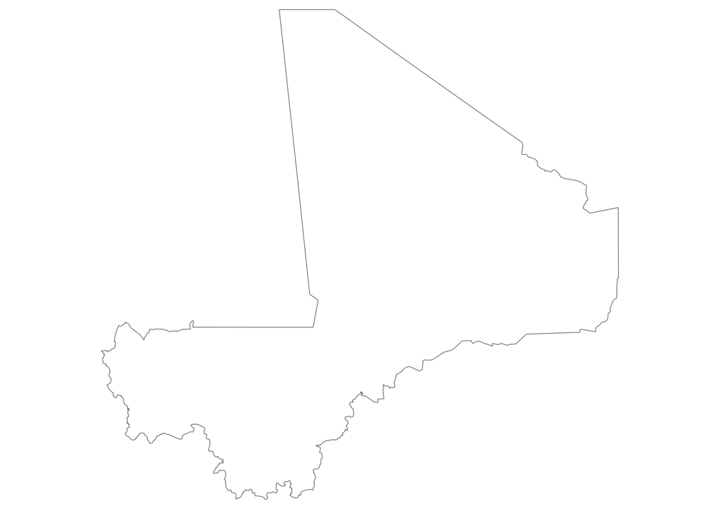 Blank Map Of Mali Mali Outline Map