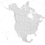 Blank Map Of North America Png North America Countries And Capitals
