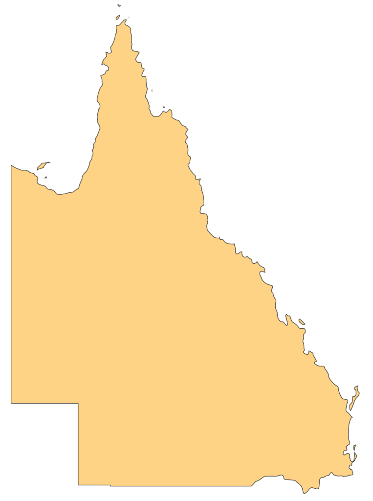 Blank Map Of Queensland MapSof