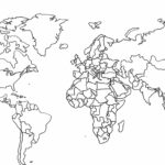 Blank Map Of The World With Countries And Capitals Google Search