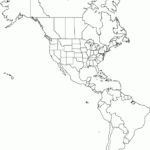 Blank Map Western Hemisphere