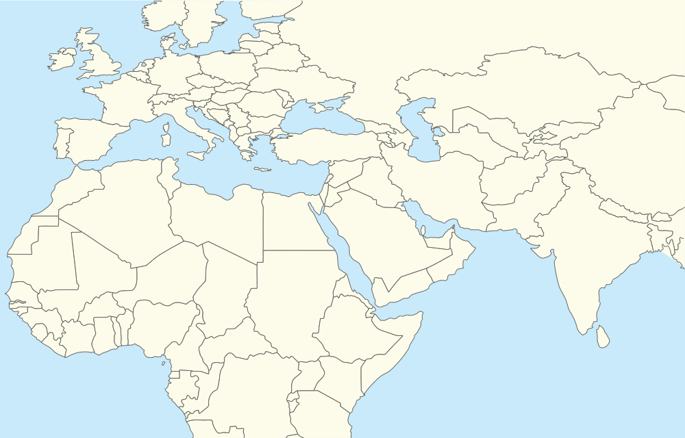 Blank Middle East And Africa Map Google Search Middle East Map 