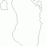 Blank Outline Map Of Bahrain