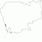 Blank Outline Map Of Cambodia