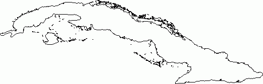 Blank Outline Map Of Cuba
