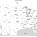 Blank Printable Map Of 50 States And Capitals Printable Maps