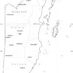 Blank Simple Map Of Belize Cropped Outside