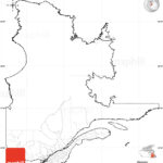 Blank Simple Map Of Quebec Cropped Outside No Labels