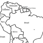 Blank South America Map Countries