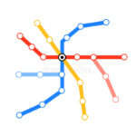 Blank Tube Metro Map Stock Vector Illustration Of Area 7233028