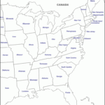 Blank Usa Map East Coast Printable US Maps