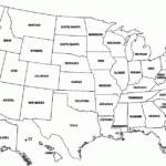 Blank Usa Maps Fill In The Blanks White Gold