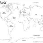 Blank World Map Best Photos Of Printable Maps Political With Continents