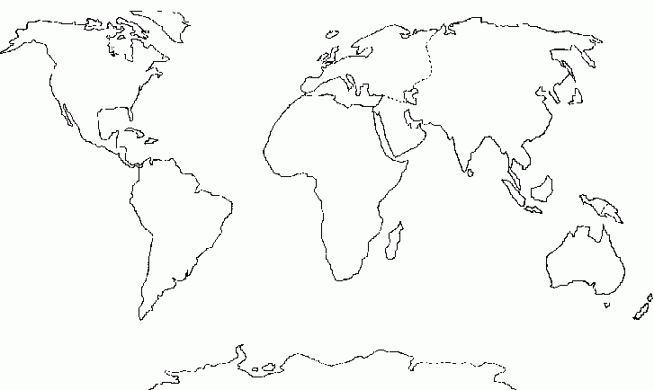 Blankcontinents gif 727 434 Blank World Map World Map Printable 