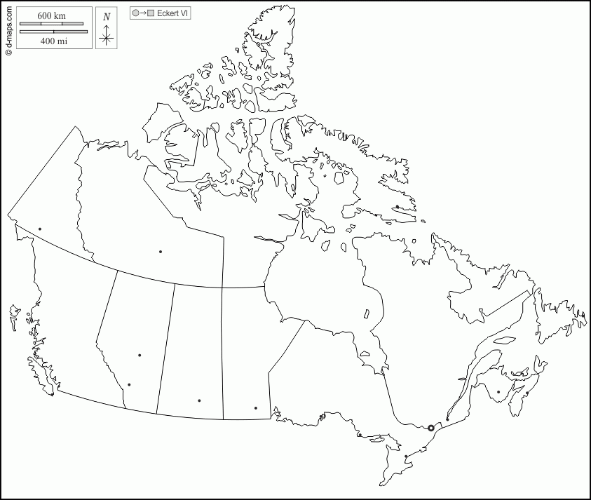 Canada Free Map Free Blank Map Free Outline Map Free Base Map 