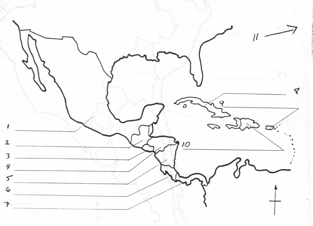 Central America Map Quiz Printable Printable Maps