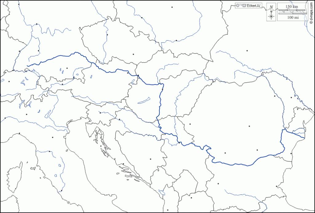 Central Europe Free Map Free Blank Map Free Outline Map Free Base 