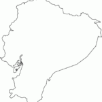 Ecuador Outline Map