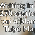 Filling In A Blank Tube Map YouTube