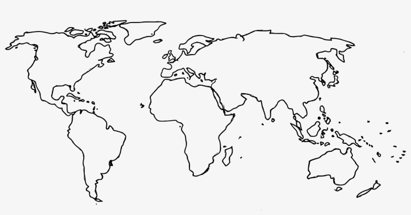 Free Download Printable Blank World Map PNG Image Transparent PNG 