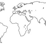 Free Printable Blank Outline Map Of World PNG PDF