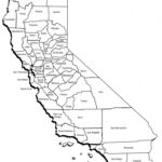 Fresh Blank City Map Template California Map County Map California