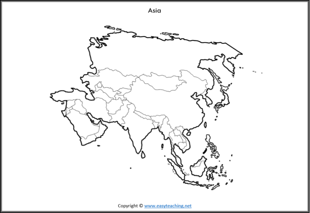 Geography Worksheets Countries Continents Maps EasyTeaching