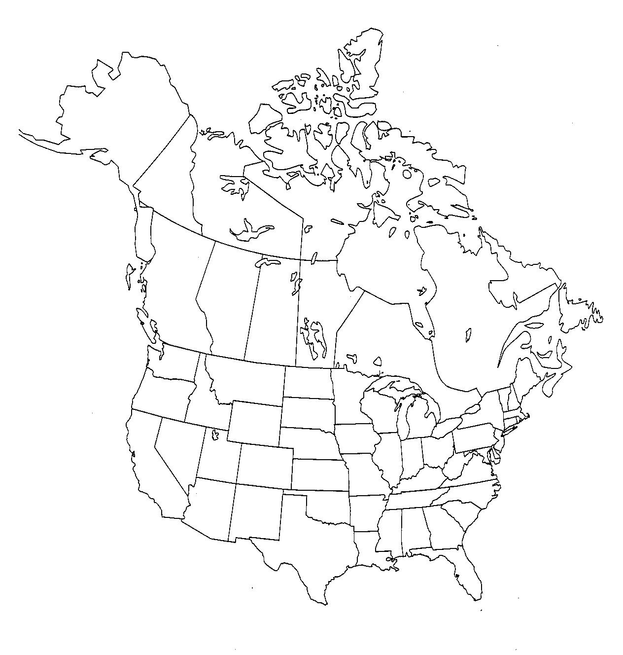 Http webspace ship edu mtappl usandcanada us canada map jpg Fill This