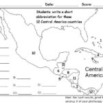 Image Result For Numbered Central America Map Latin America Map