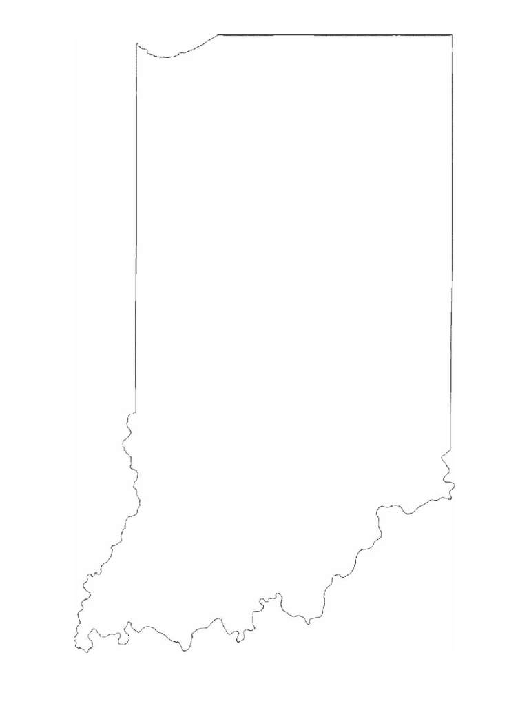 Indiana Map Template 8 Free Templates In PDF Word Excel Download