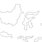 Indonesia Map With Cities Blank Outline Map Of Indonesia Geografi