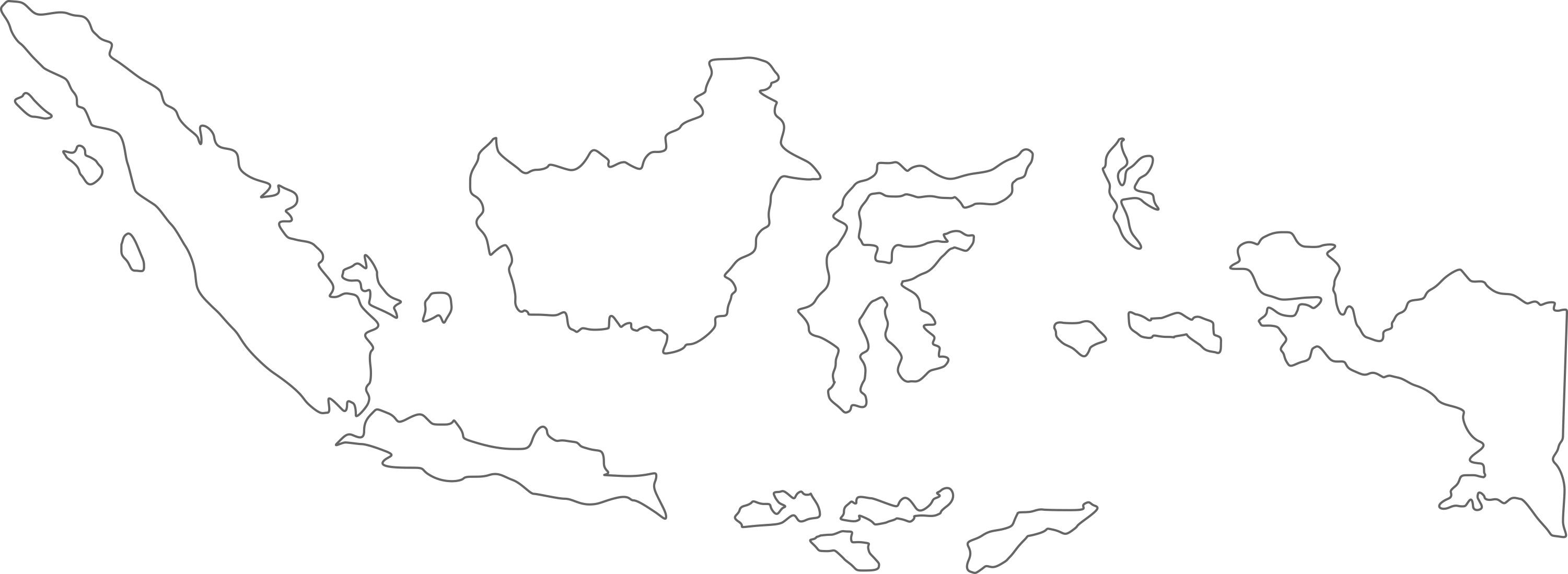 Indonesia Map With Cities Blank Outline Map Of Indonesia Geografi