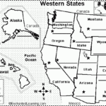 Label Western US State Capitals Printout EnchantedLearning