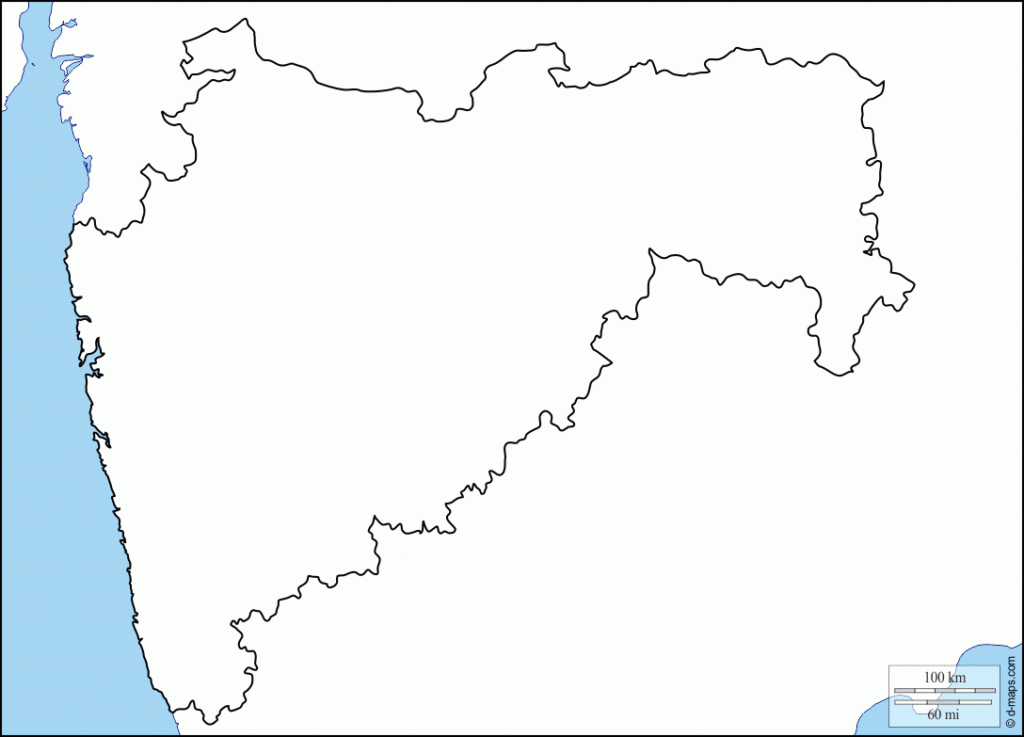 Maharashtra Free Map Free Blank Map Free Outline Map Free Base Map 