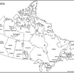 Map Of Canada With Provinces territories And Their Capitals Map