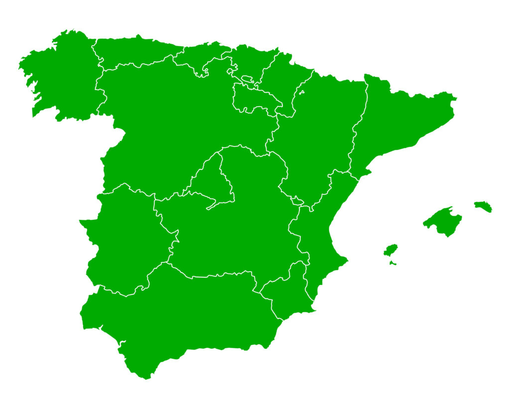 Map Of Spain Guide Of The World