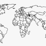 Map Of The World Countries Blank HD Png Download Kindpng