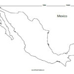 Mexico Outline Map Free Printable