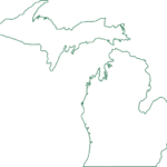 Michigan Map Outline Clip Art At Clker Vector Clip Art Online