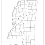 Mississippi Blank Map