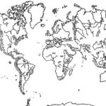 Mountains World Map Coloring Page Kids Play Color In 2021 World Map