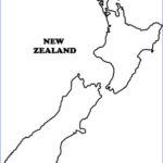 New Zealand Outline Map ToursMaps