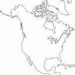 North America Blank Outline Map Dr Melanie Patton Renfrew s Site