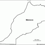 Outline Map Morocco EnchantedLearning