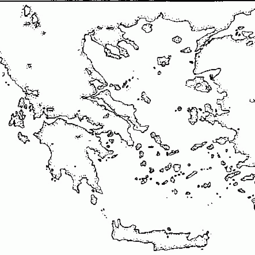 Outline Map Of Ancient Greece Printable Printable Maps