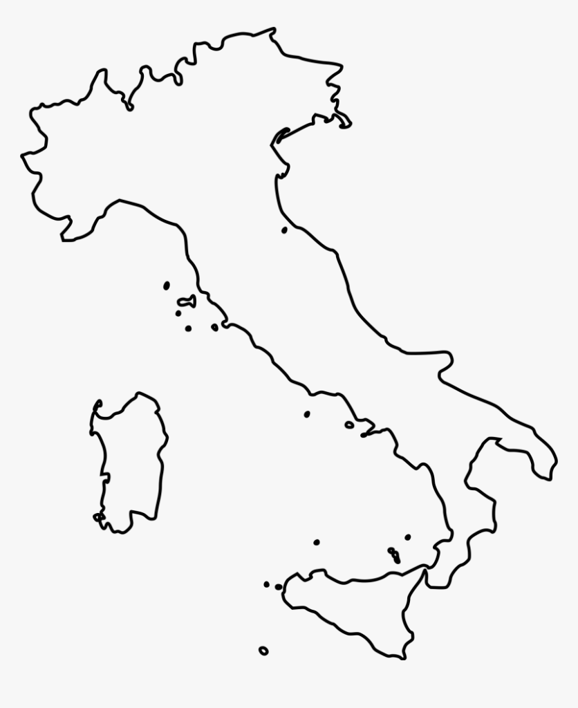 Outline Map Of Italy Printable Free Printable Coloring Blank 